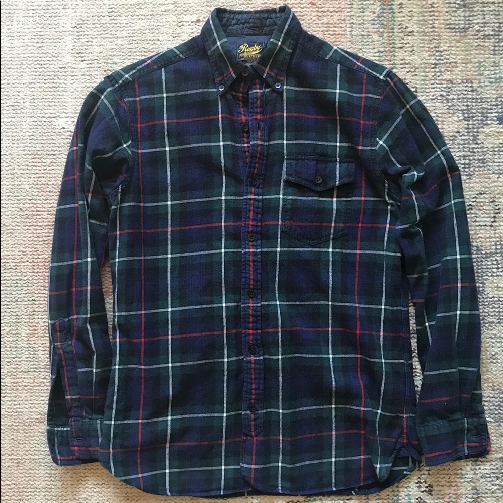 Polo rugby flannel shirt, size small
